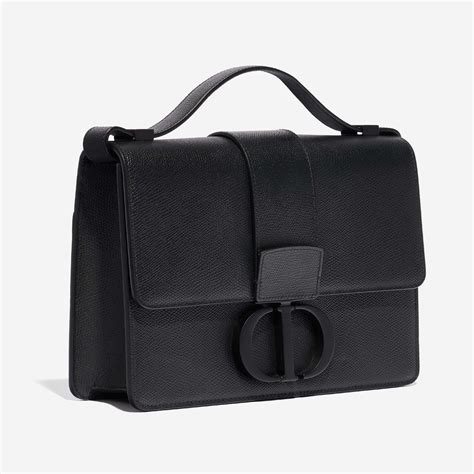 Tote St Honoré Medium Cuir de veau grainé noir 